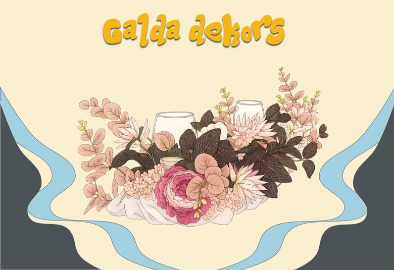 Lielais galda dekors