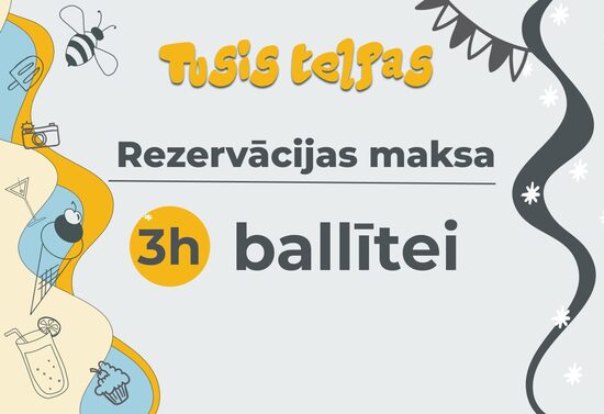 Avansa maksājums 3h ballītei