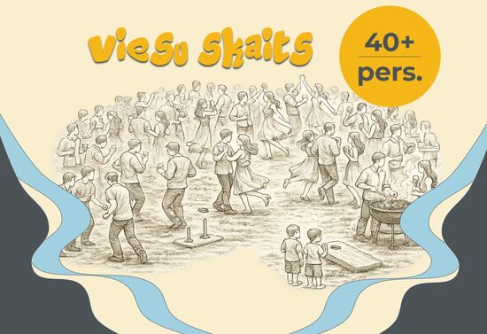 Viesu skaits vasaras sezonā - vairāk par 40 personām